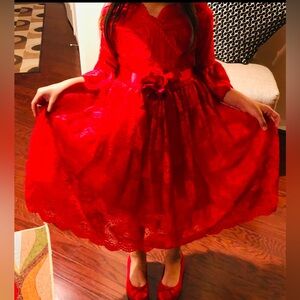 TRISH SCULLY GISELA dress girl-Size 8 Holiday dress